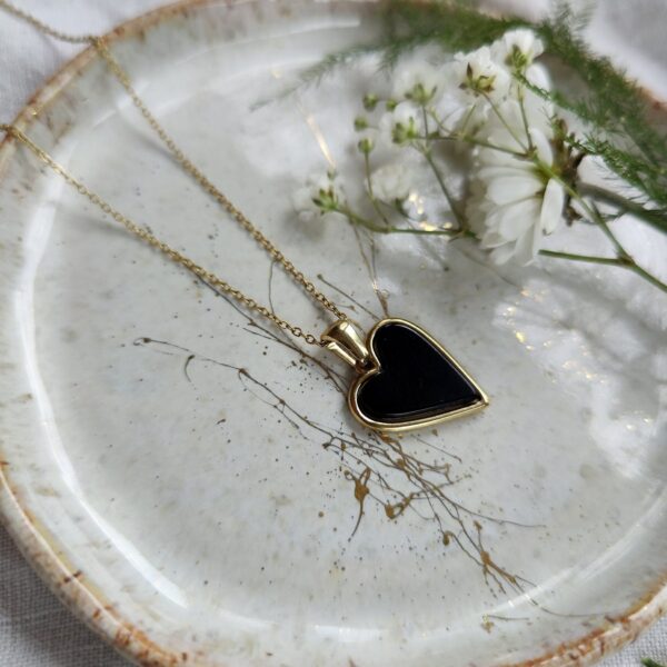 Naszyjnik Big Heart (black).