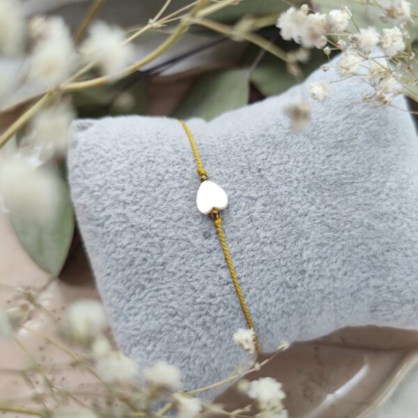 Bransoletka yellow Heart/ SUMMER