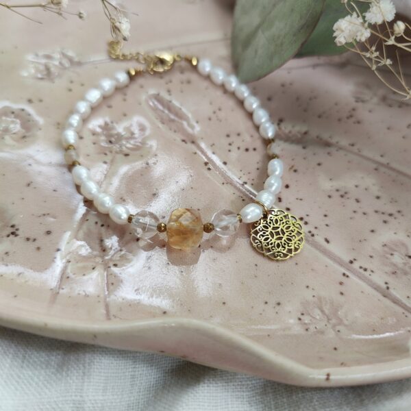 Bransoletka Sun with Pearl