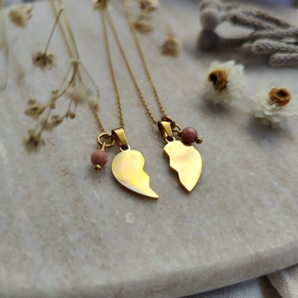 Naszyjnik Shape of my Heart x 2