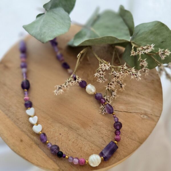 Naszyjnik "Love in Purple"