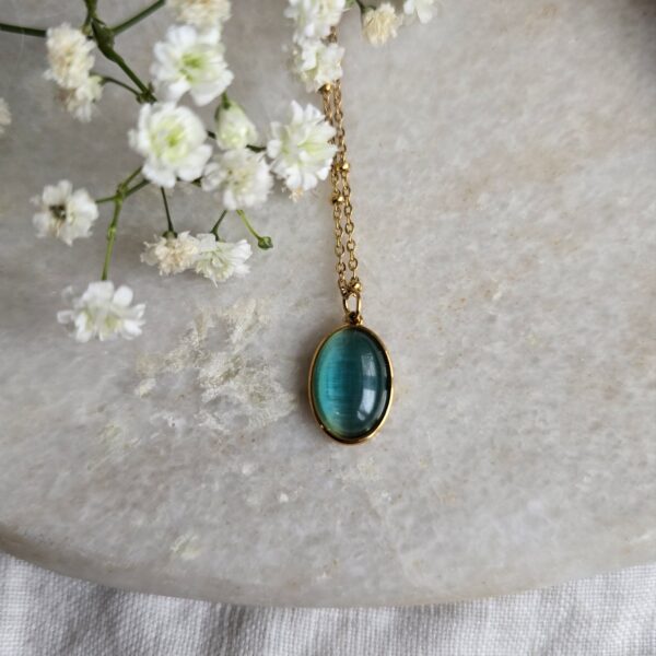 Naszyjnik "Cat's eye in Thailand"