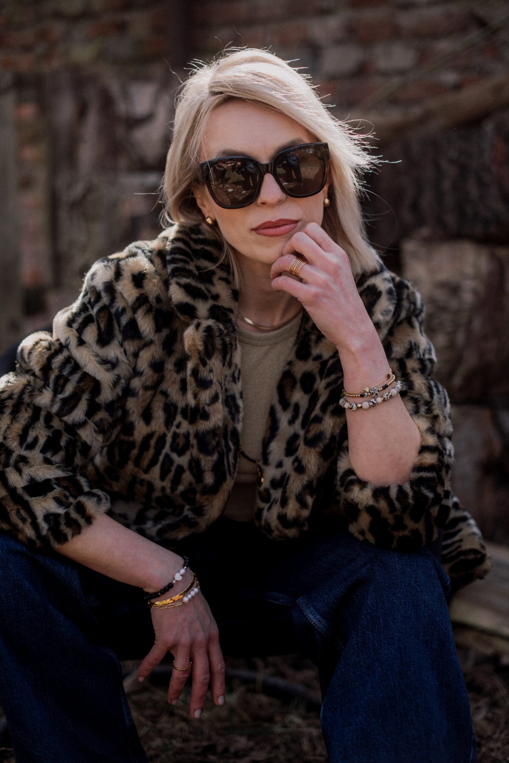 Bransoletka "Beige & Wild" - obrazek 8