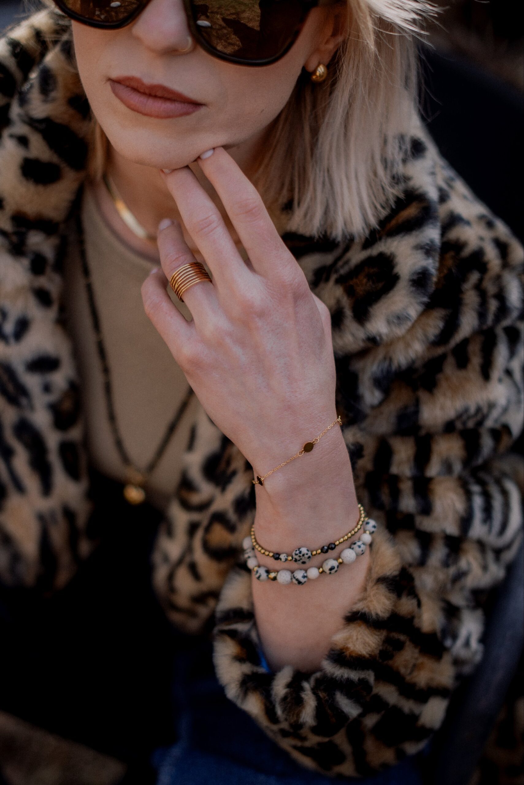 Bransoletka "Beige & Wild" - obrazek 2