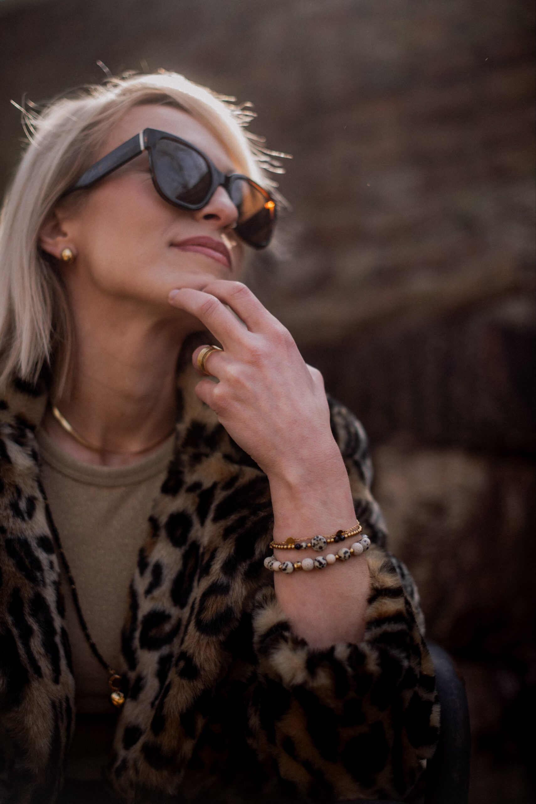 Bransoletka "Beige & Wild" - obrazek 5